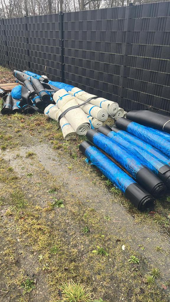Witte rubberen matten, Ophalen, Overige materialen, 50 tot 150 cm, Overige typen