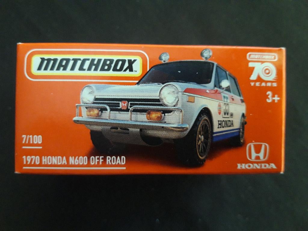 Matchbox Honda N600 Off Road '70 in doos, Ophalen of Verzenden, Nieuw, Auto