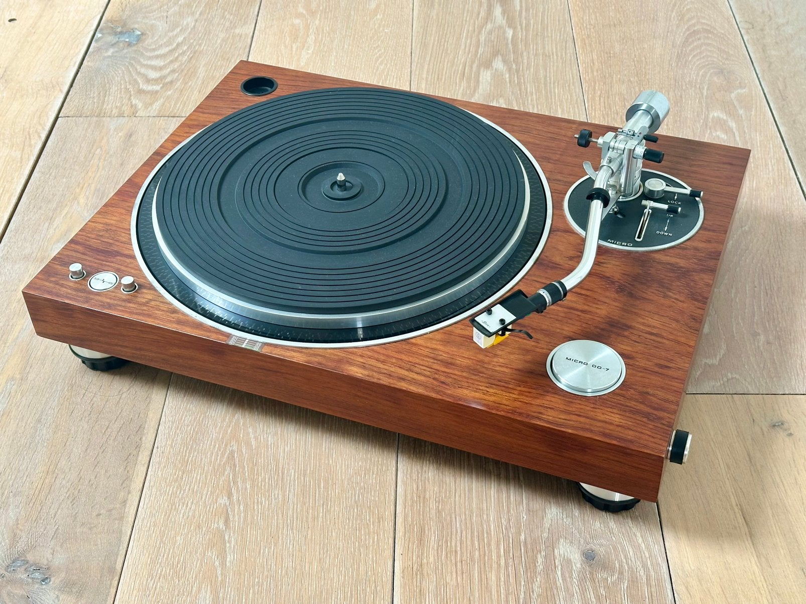 Micro Seiki DD-7 in uitmuntende staat met MA-505, Audio, Tv en Foto, Ophalen of Verzenden, Zo goed als nieuw, Overige merken