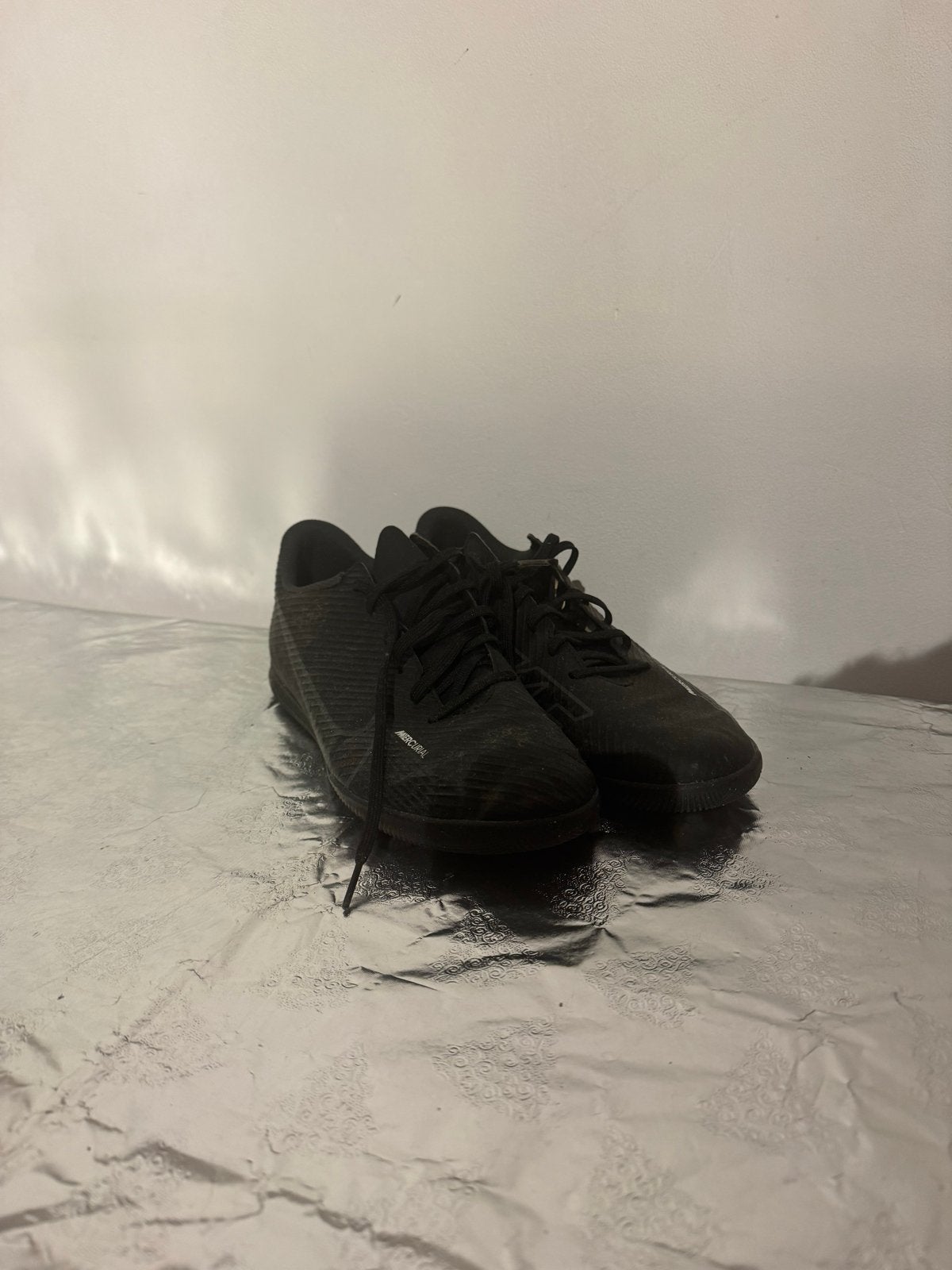 Nike Mercurial zaalschoenen - Maat 40.5, Verzenden, Gedragen, Zwart, Sneakers of Gympen