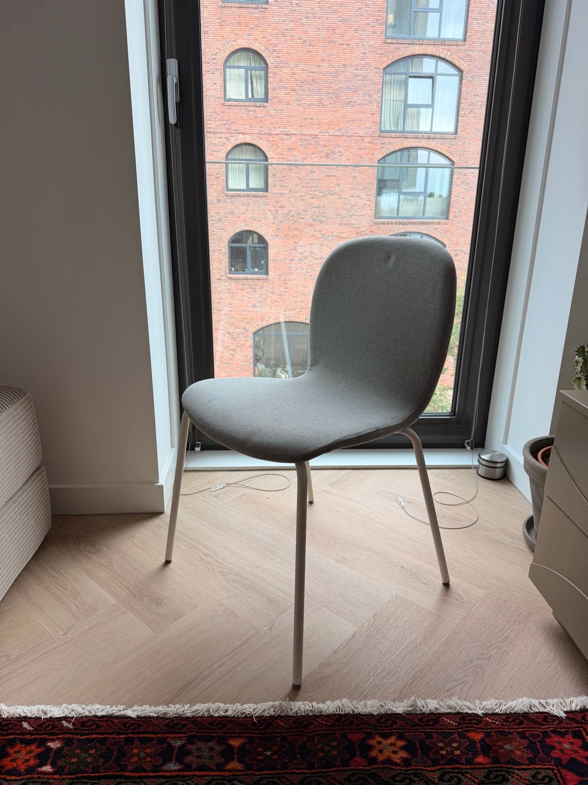 IKEA KARLPETTER stoel 4 stuks, Ophalen, Zo goed als nieuw, Metaal, Eén