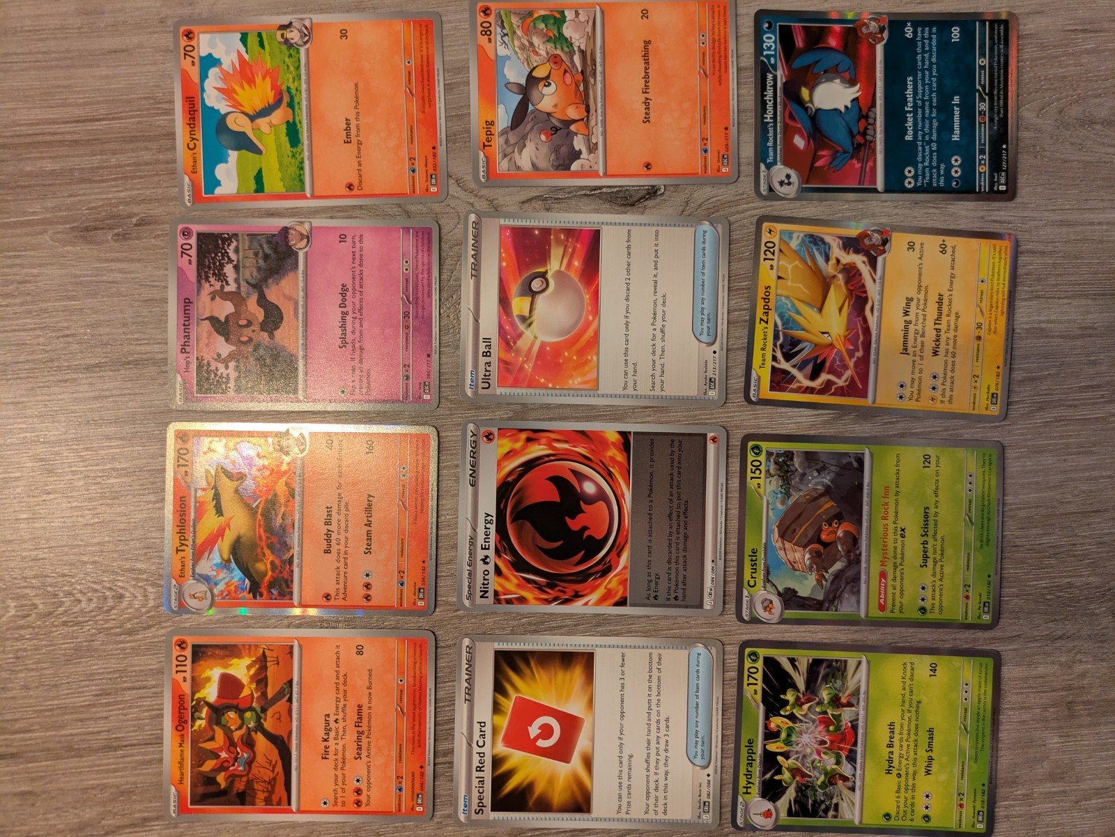 Set van 12 Pokémon kaarten - Perfecte conditie, Ophalen of Verzenden