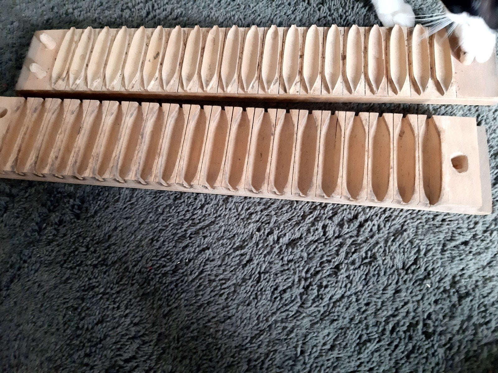 Vintage houten sigarenmal, Ophalen