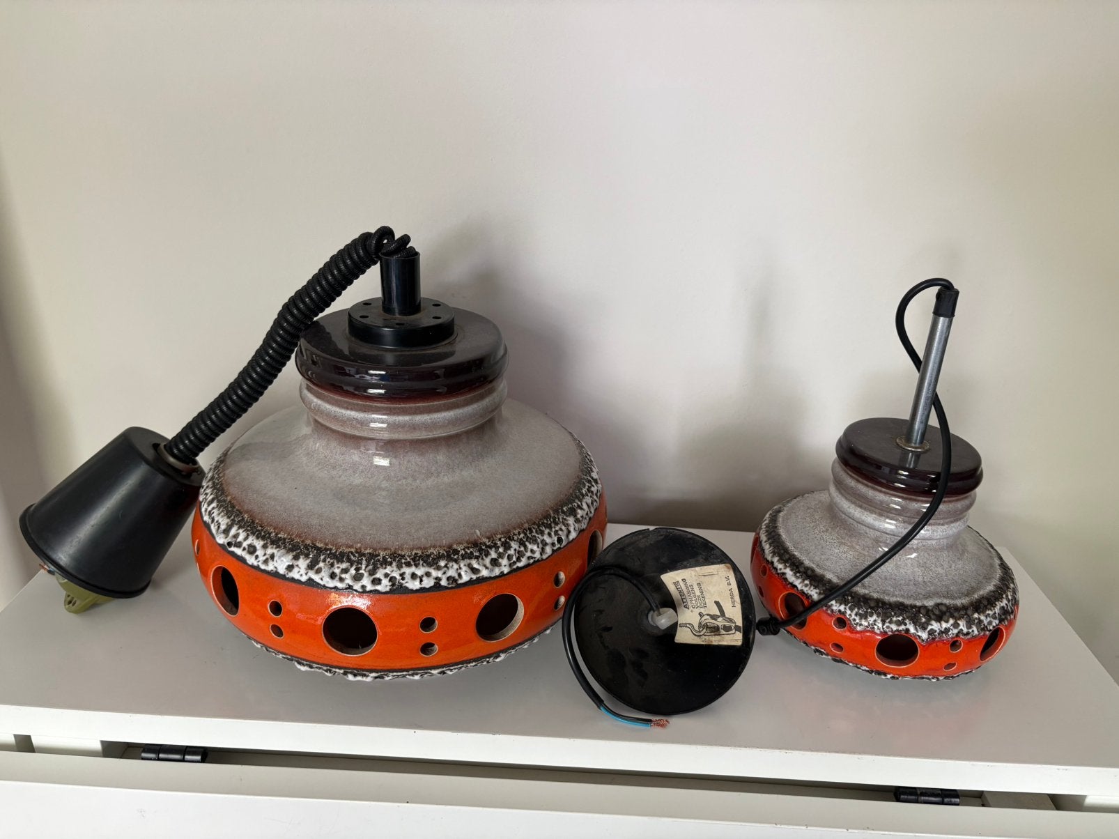 Fat lava lamp Herda, Ophalen