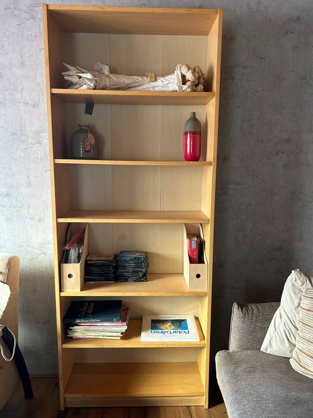 Billie boekenkast, Zo goed als nieuw, 150 tot 200 cm, 25 tot 50 cm, 50 tot 100 cm