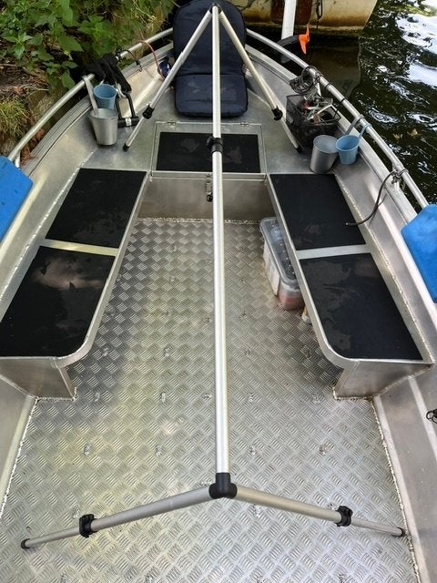 Boot dekzeil steun aluminium, Watersport en Boten, Ophalen of Verzenden, Zo goed als nieuw, Overige typen