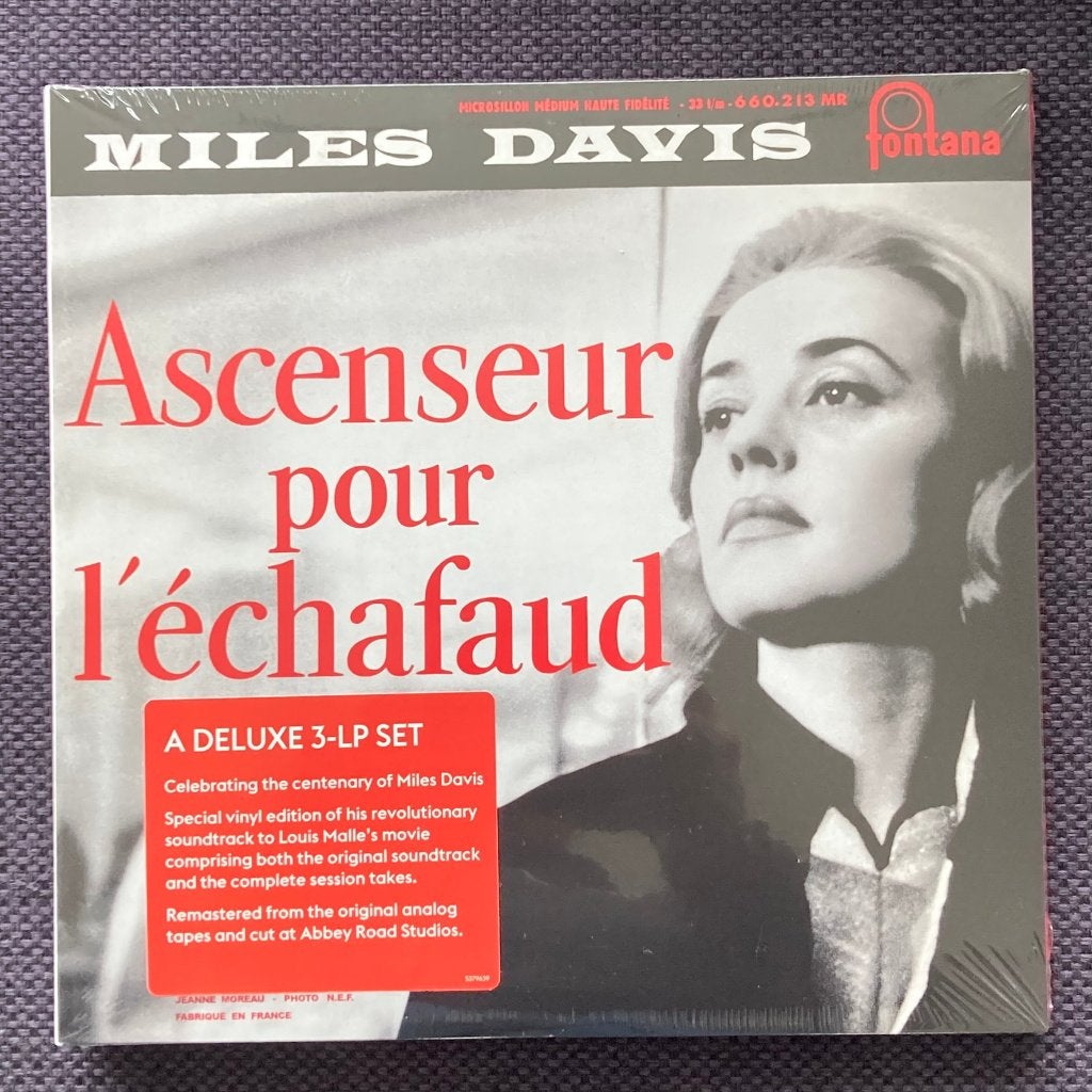 Miles Davis Ascenseur Pour L'Echafaud 3x10" new sealed OST, 10 inch, Ophalen of Verzenden, Nieuw in verpakking, Overige typen