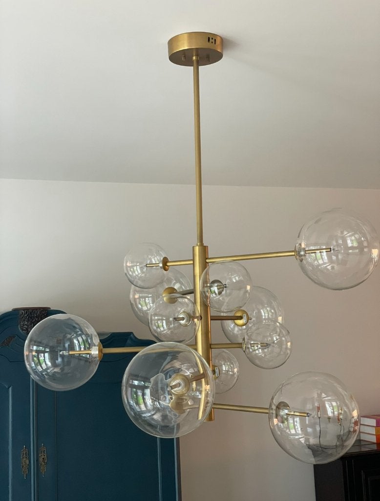 Eichholtz Argento Chandelier s Nieuw, Ophalen, Nieuw, Glas, G4