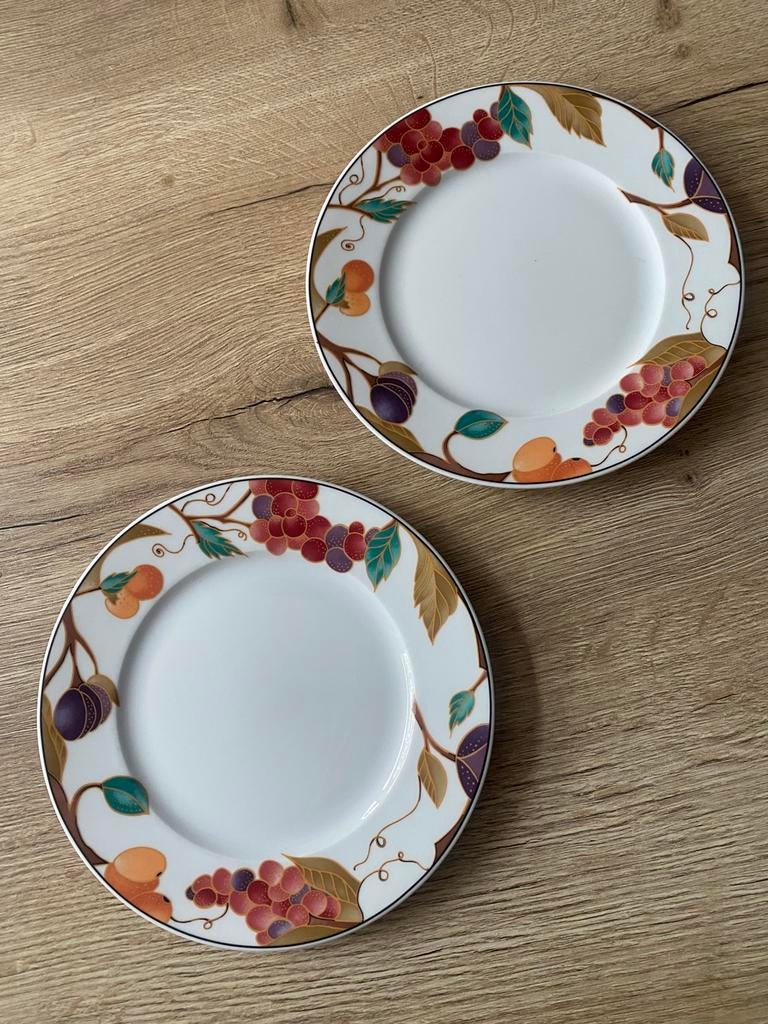 2 Luxe Ontbijtborden / Dessertborden – HW Design Bavaria, Antiek en Kunst, Antiek | Servies los, Ophalen of Verzenden