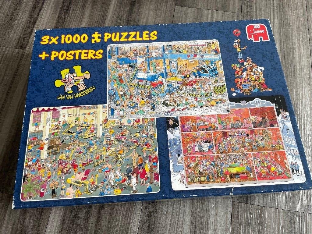 Puzzel jan van haasten, Ophalen, 500 t/m 1500 stukjes, Zo goed als nieuw, Legpuzzel