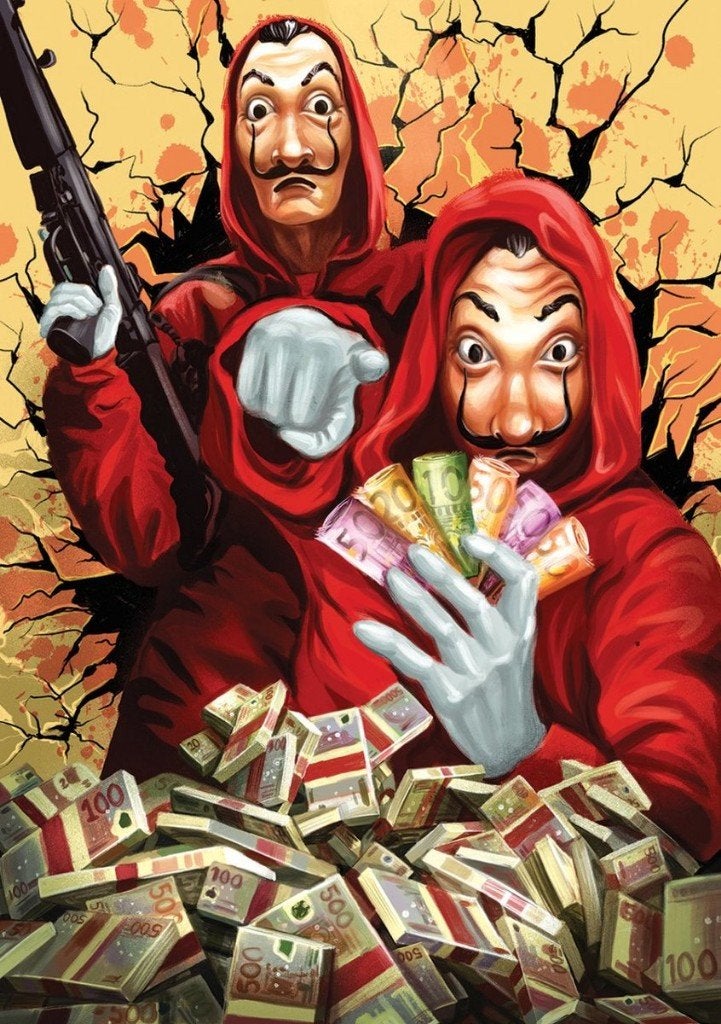 legpuzzel 1000 La Casa de Papel nieuw in verpakking, Ophalen of Verzenden, 500 t/m 1500 stukjes, Nieuw, Legpuzzel