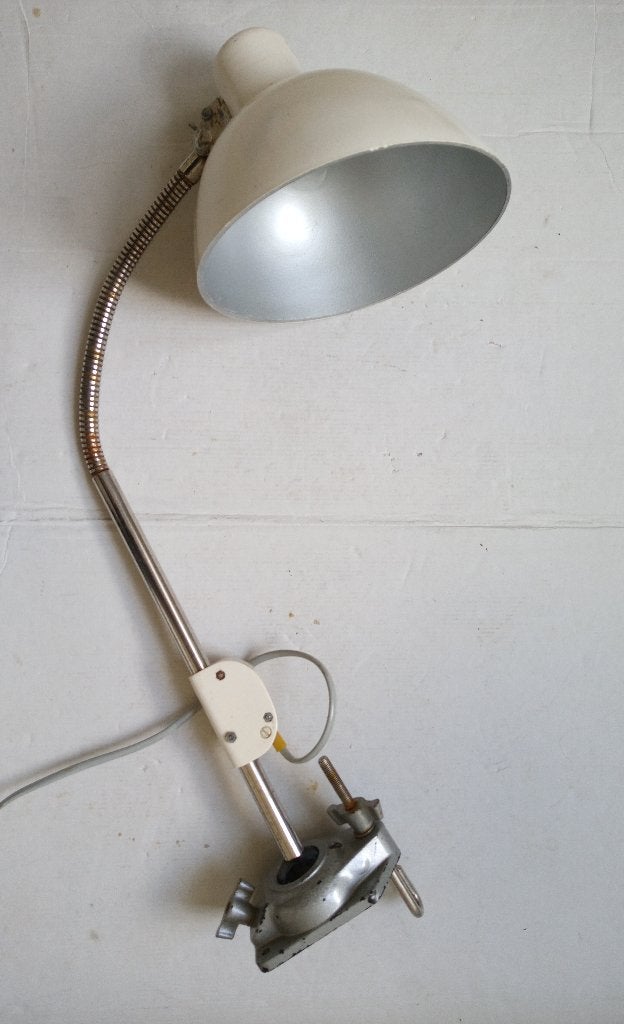 Reif Dresden Bauhaus bureaulamp flexibel hal bakeliet kap, Bureaulamp, Gebruikt, Overige stijlen, Ophalen of Verzenden