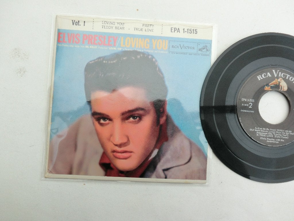 Elvis Presley EPA 1-1515 Loving you vol 1, Cd's en Dvd's, Ophalen of Verzenden, Zo goed als nieuw, 7 inch, Pop