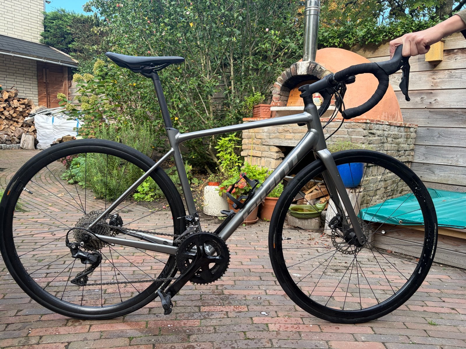 Giant Contend SL racefiets met Garmin Edge 530, Ophalen, Aluminium, Giant, Zo goed als nieuw