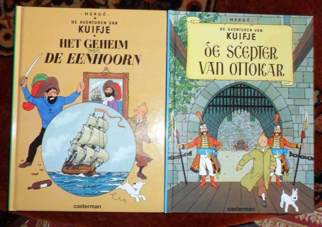 2x KUIFJE Scepter v Ottokar + Eenhoorn A5 Reeks Casterman HC, Meerdere stripboeken, Ophalen of Verzenden, Nieuw
