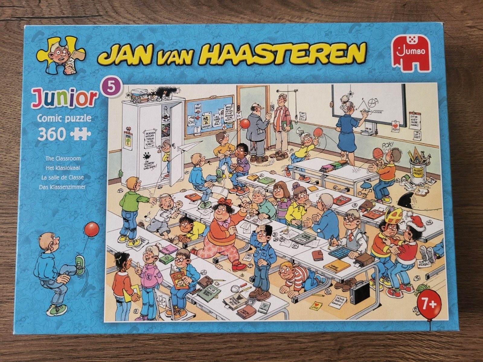 Van Haasteren junior puzzel 350 stukjes  Het Klaslokaal, Ophalen of Verzenden, Minder dan 500 stukjes, Zo goed als nieuw