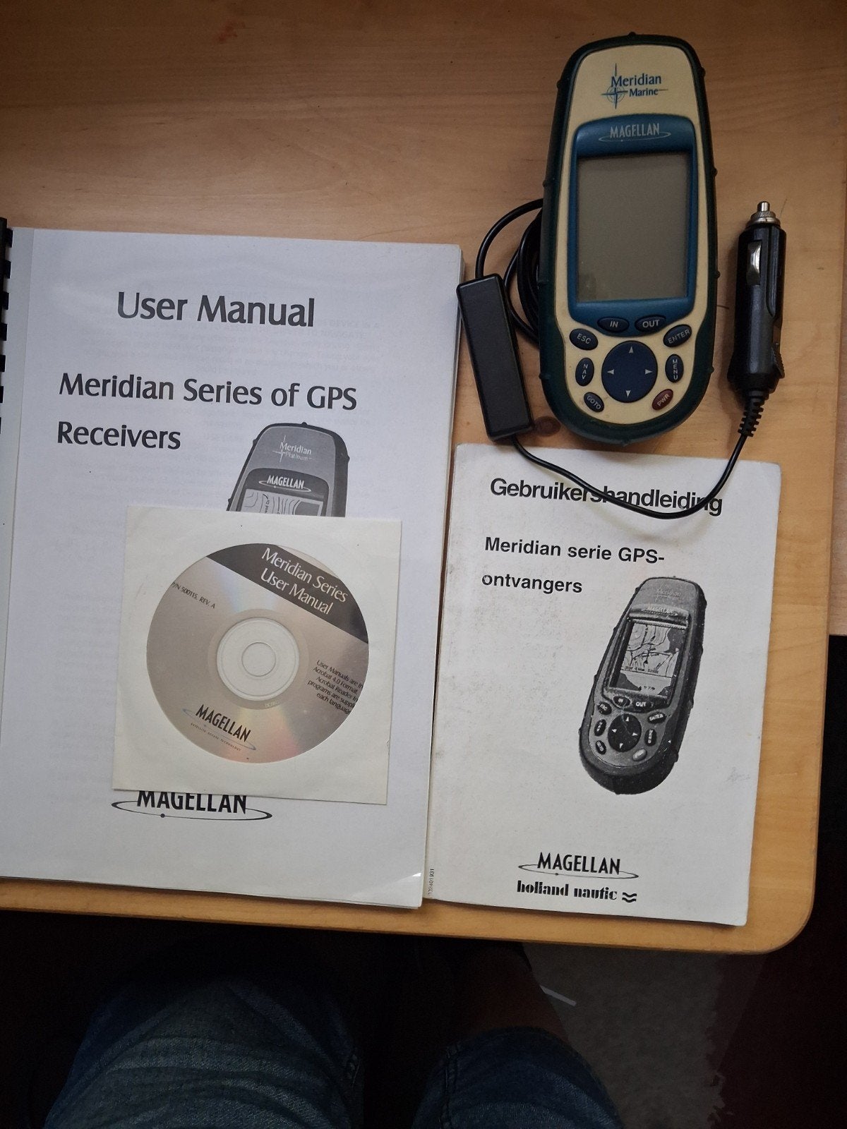Magellan Meridian Marine GPS-ontvanger met accessoires, Ophalen of Verzenden, Gebruikt, Gps of Kompas