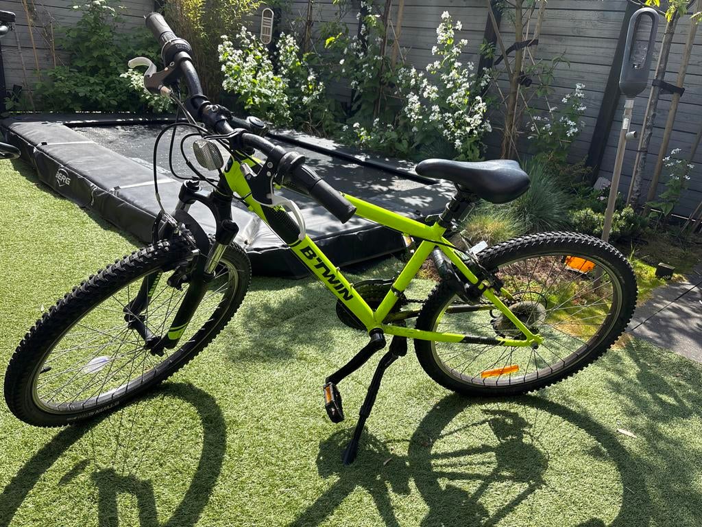 Decathlon BTwin Rockrider Mountainbike 24 inch, Fietsen en Brommers, Fietsen | Kinderfietsjes, Ophalen, Gebruikt, Velgrem, 20 inch of meer