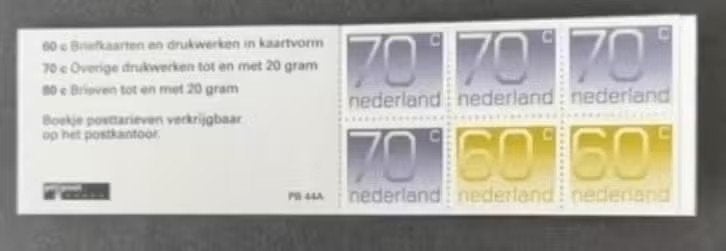 Nederland nvph PB44a, Postzegels en Munten, Postzegels | Nederland, Verzenden, Na 1940, Postfris