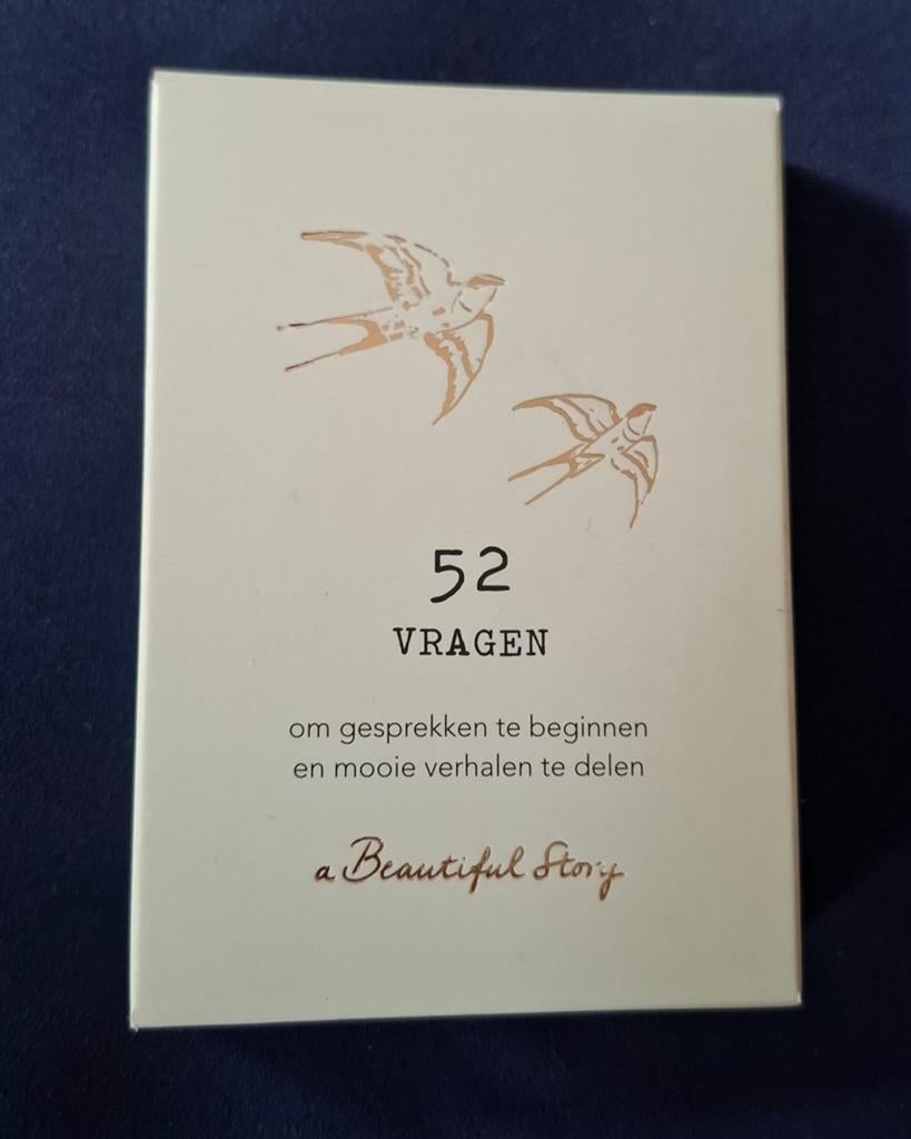 52 vragen kaarten van A Beautiful Story, Ophalen of Verzenden