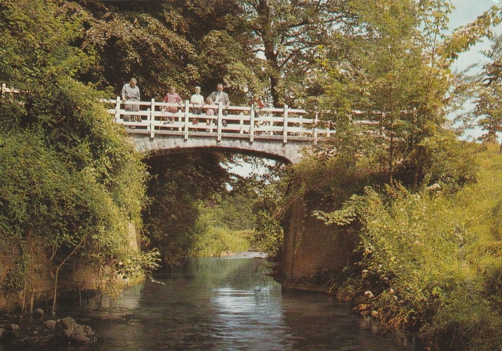 SCHIN OP GEUL Bruggetje over de Geul met Roodstempel, Verzenden, 1960 tot 1980, Gelopen, Limburg