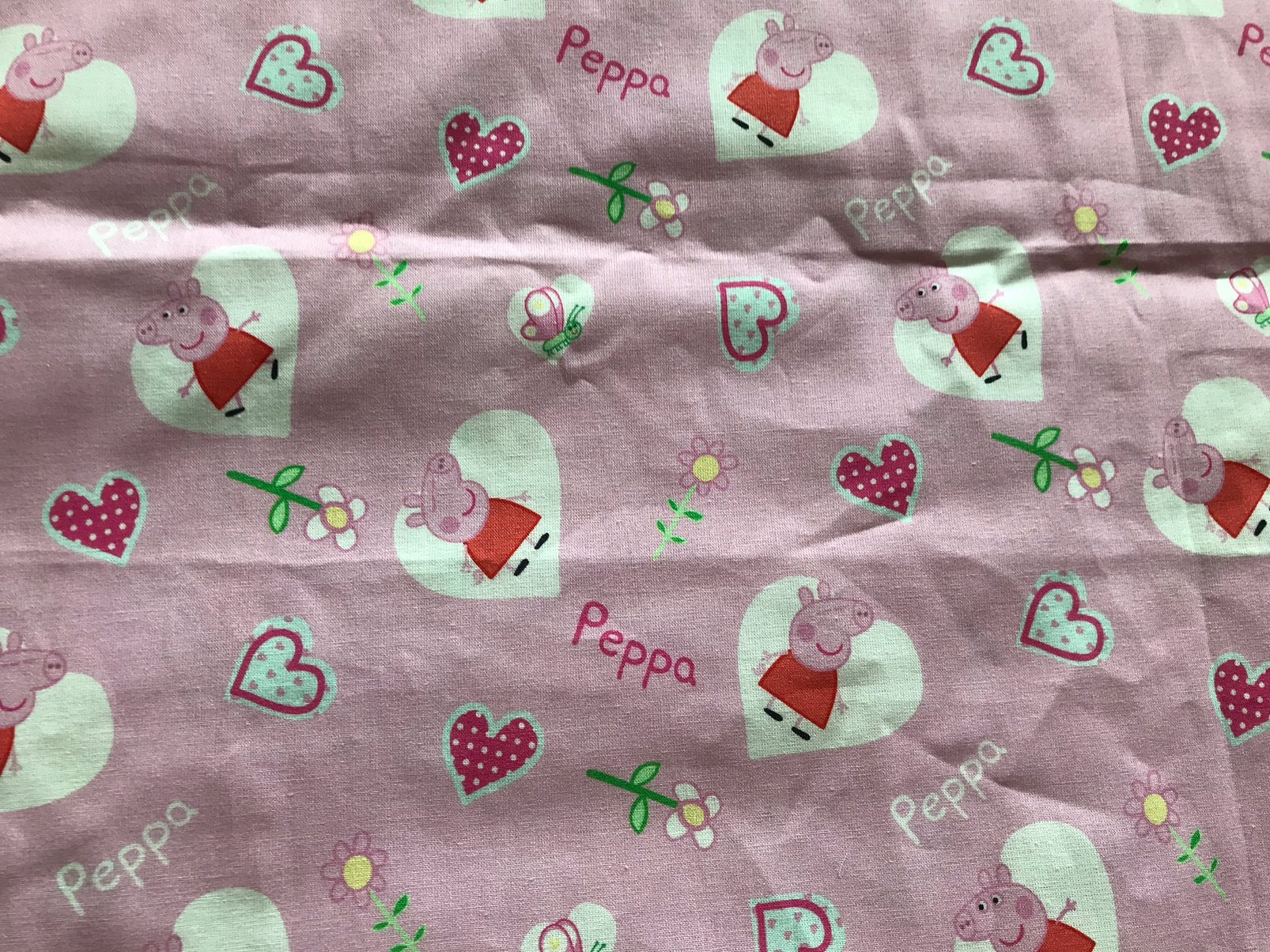 Katoen Peppa Pig, 120 cm of meer, Ophalen of Verzenden, Zo goed als nieuw, Katoen