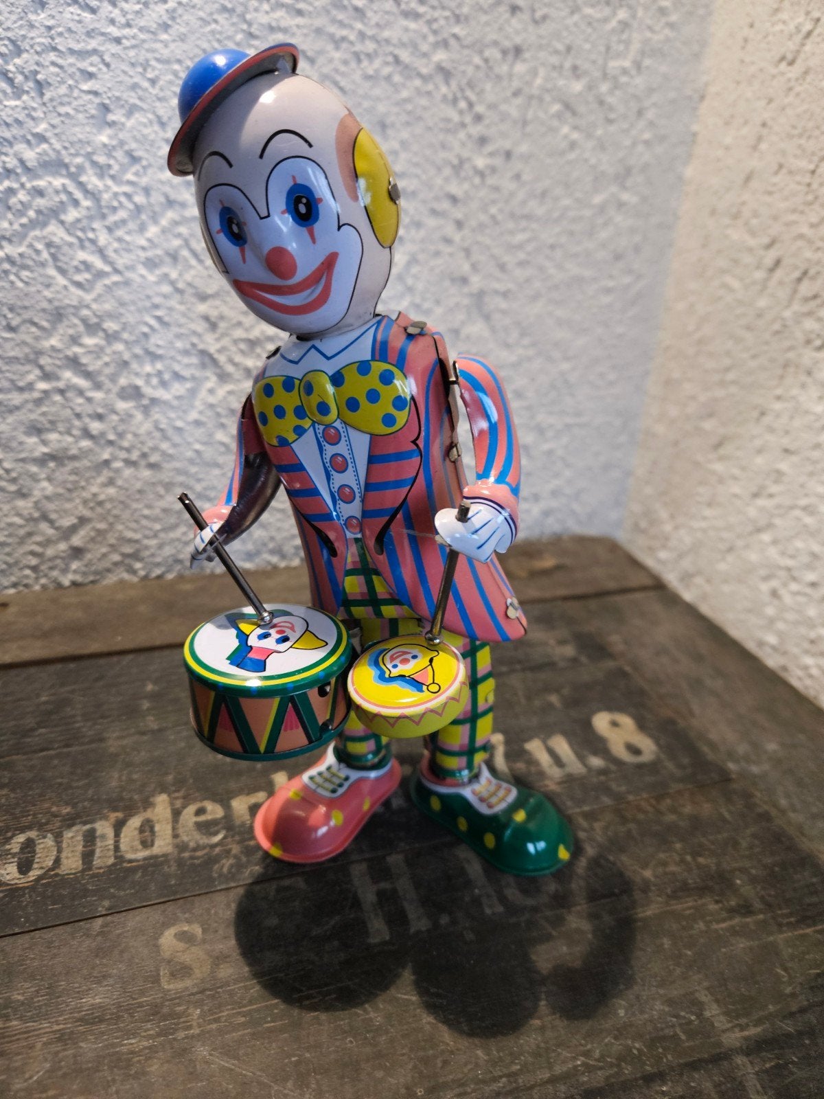 opwindbare blikken clown, Antiek en Kunst, Ophalen of Verzenden