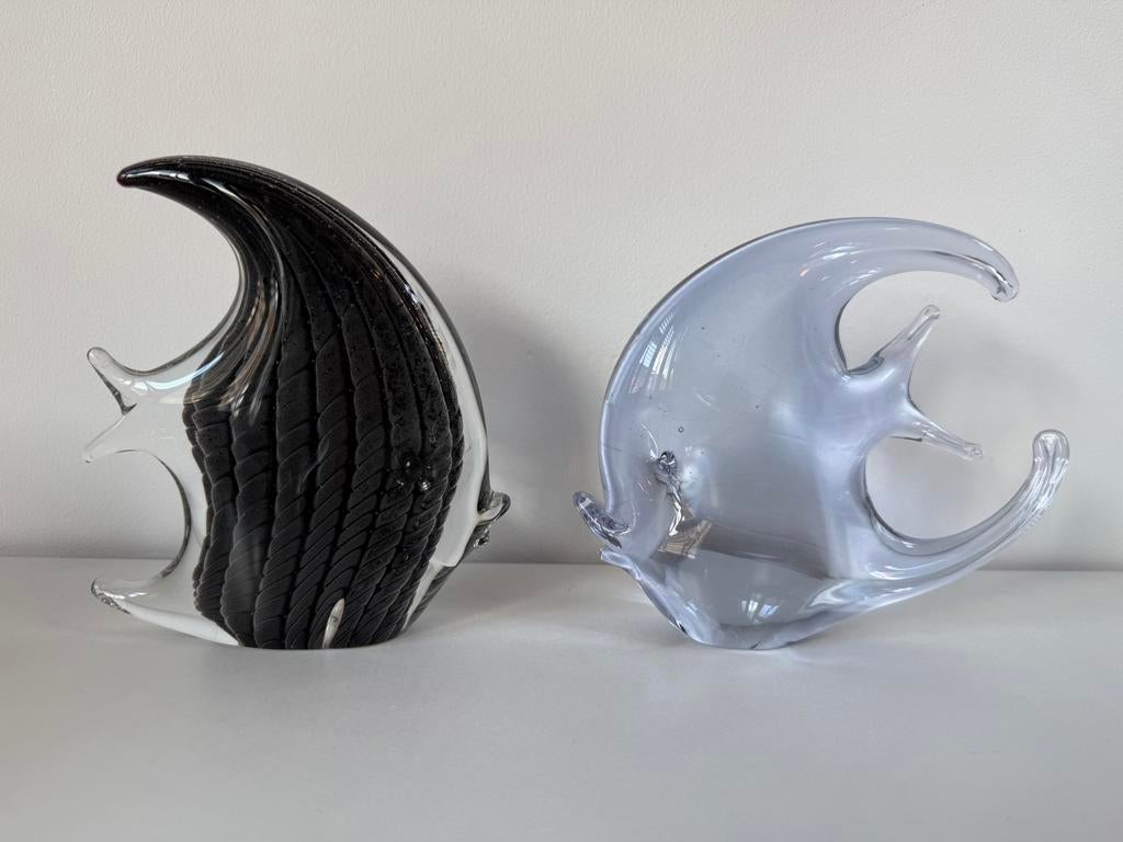 Set van 2 Murano glazen vissen, Ophalen of Verzenden