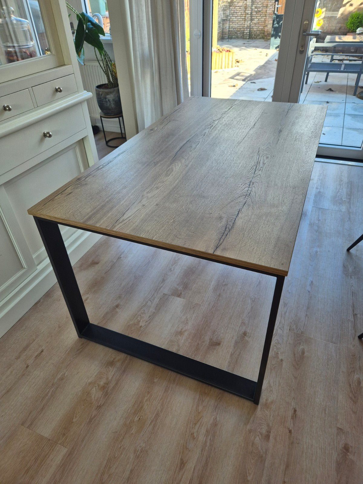 Eettafel Haco 159x90x75 cm - Modern design, Gebruikt, 50 tot 100 cm, Modern industrieel, 150 tot 200 cm