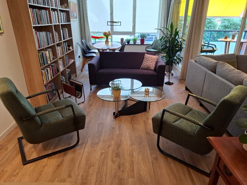 complete zithoek, Huis en Inrichting, Ophalen of Verzenden, Zo goed als nieuw, Overige materialen, Modern design
