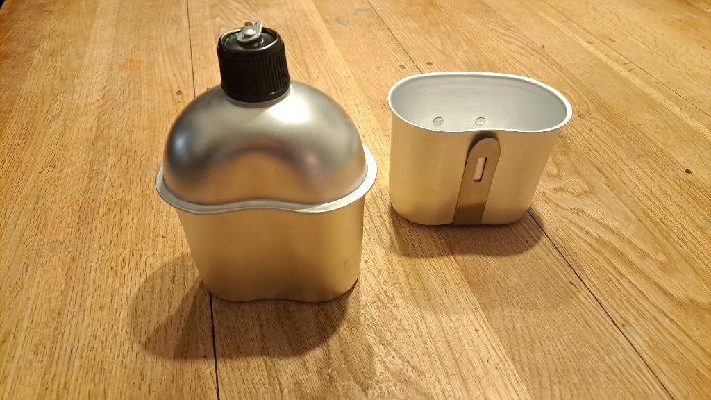 US Army Canteen met Beker, Verzenden, Amerika, Overige typen