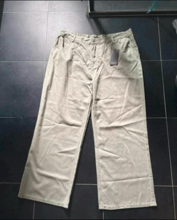 Groene broek norah maat 48, Maat 46/48 (XL) of groter, Nieuw, Ophalen of Verzenden, Lang