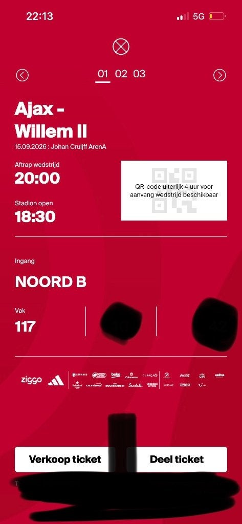 Ajax Willem 2. (3 kaarten), Losse kaart, Drie personen of meer, Oktober