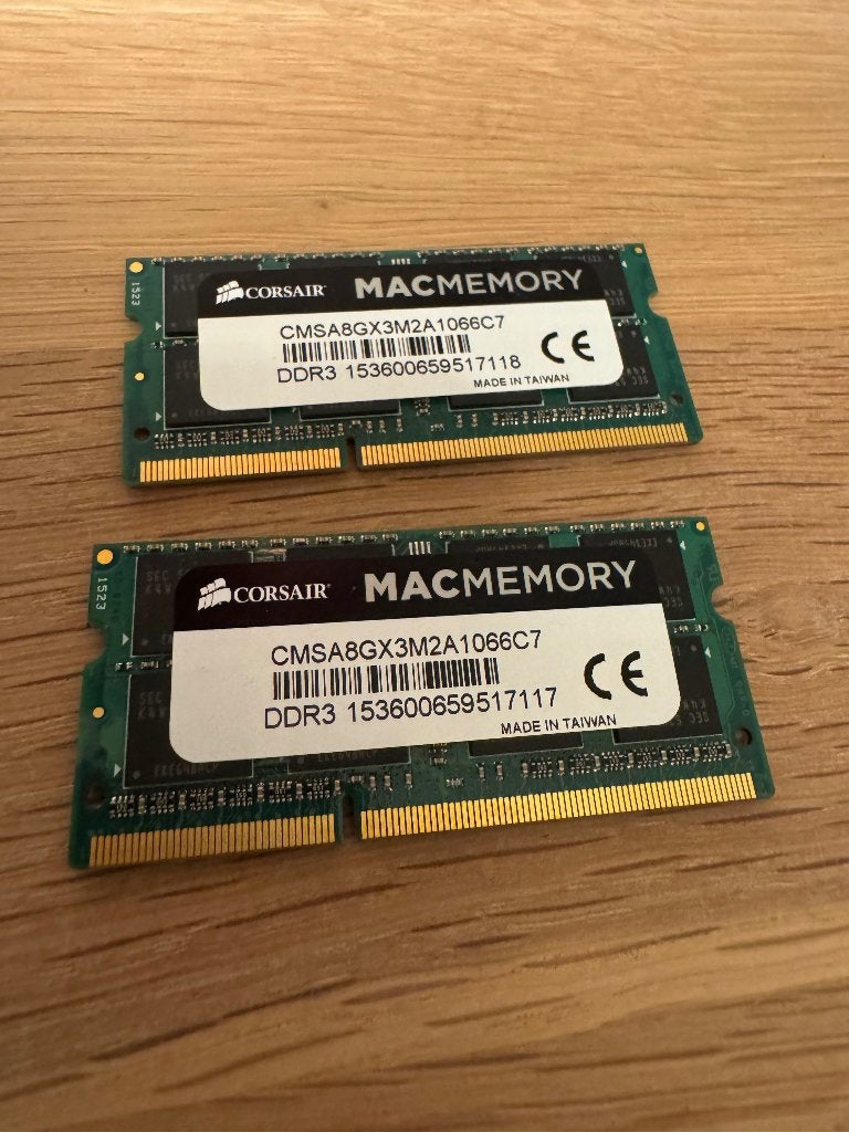 Corsair DDR3 4GB Ram (2x), Computers en Software, DDR3, Ophalen of Verzenden, Zo goed als nieuw, Desktop