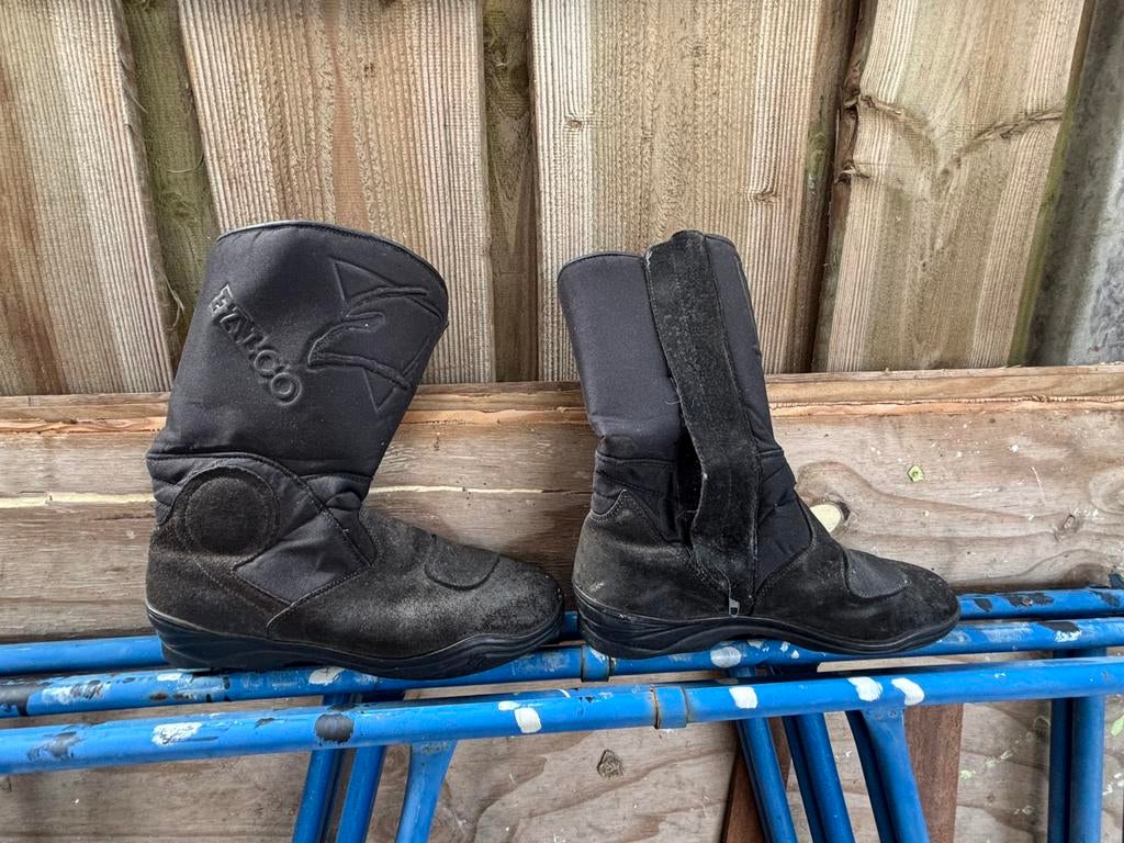 FALCO motorlaarzen maat 44/45 gebruikt, Motoren, Ophalen of Verzenden, Tweedehands, Laarzen