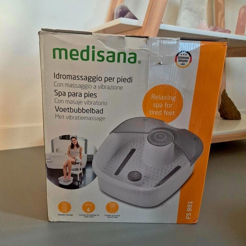 Medisana Voetbubbelbad FS 881 - Ontspanning voor vermoeide v, Witgoed en Apparatuur, Persoonlijke-verzorgingsapparatuur, Ophalen of Verzenden