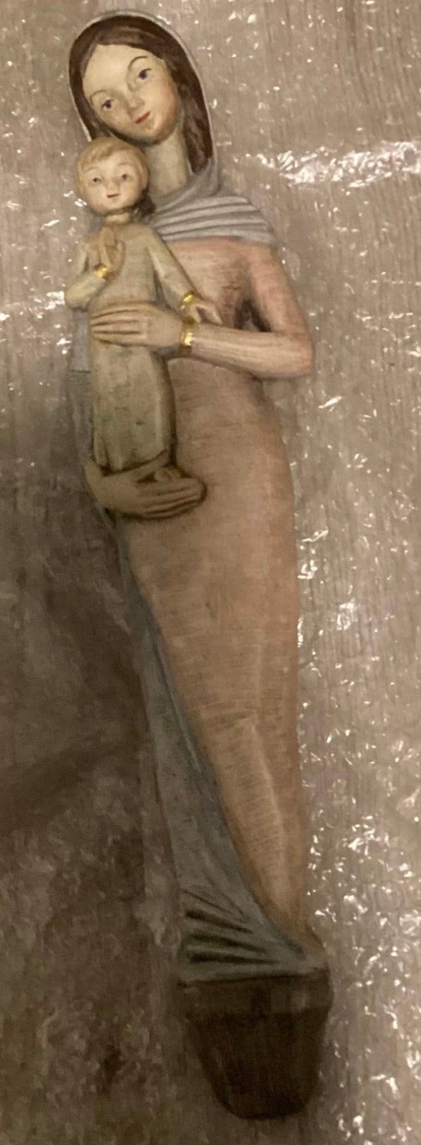 PRACHTIGE MARIA &HAAR ZOON,PUNTGAVE ZWARE ANTIEK WANDHANGER!, Antiek en Kunst, Ophalen of Verzenden