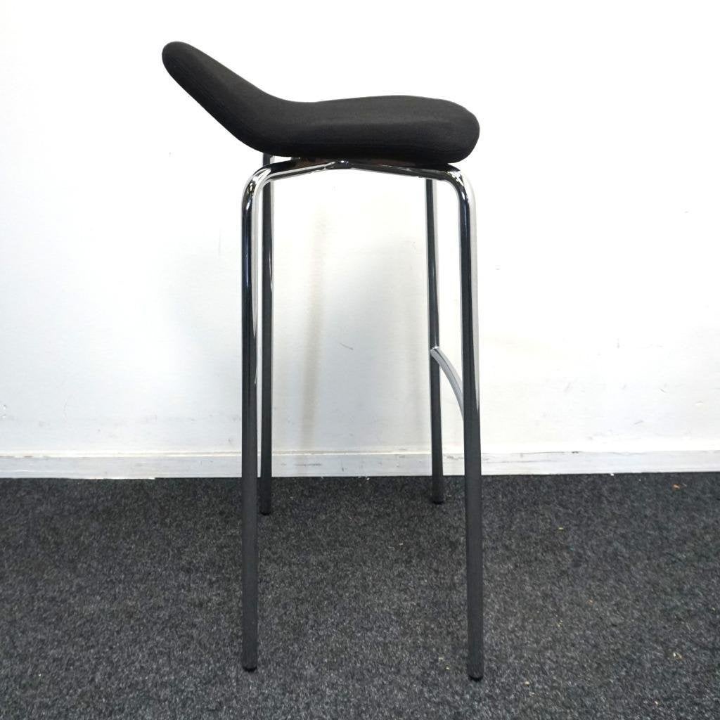 Materia Plektrum Barkruk | Krukken | Zwarte stof | ZH 78 cm, -, 60 tot 90 cm, Ophalen of Verzenden, Metaal