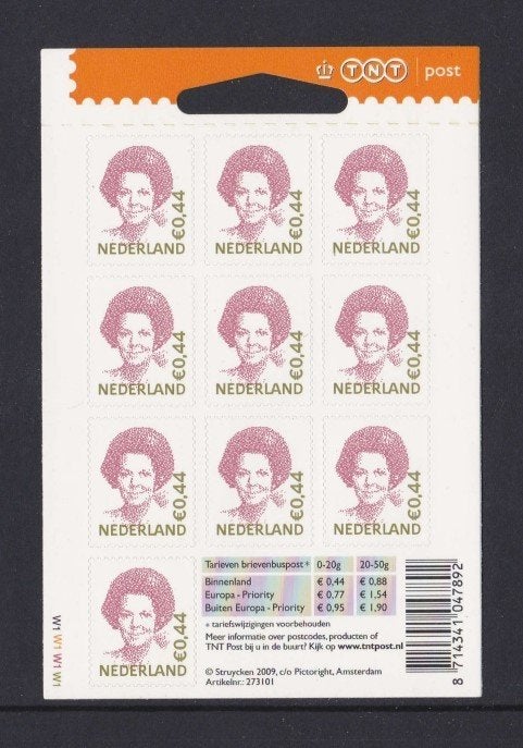Hangmapje Vbaa2467A 10 x 0,44 Logo TNT Open hangoog (2), Ophalen of Verzenden, Postfris