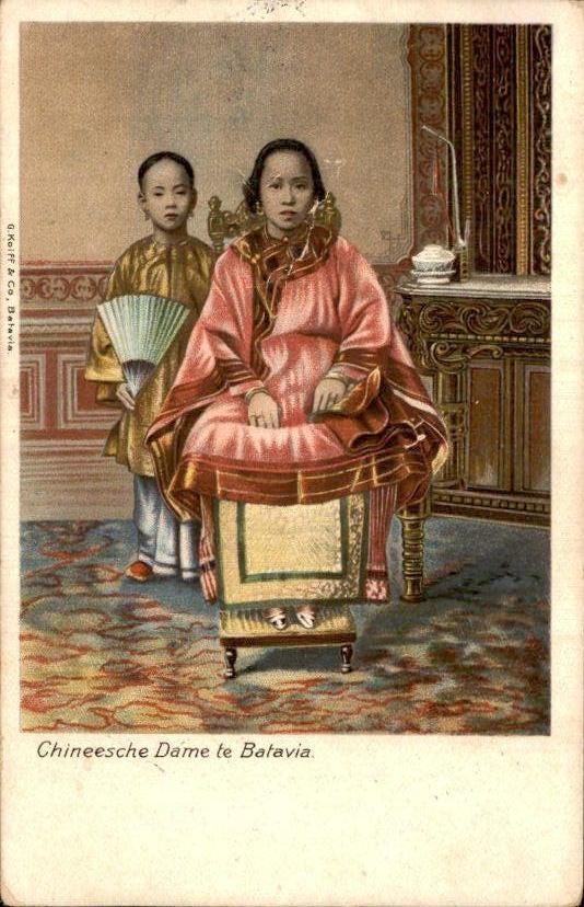 Nederlands Indië - Chinese Dame - 1920, Verzenden, Voor 1920, Gelopen, Noord-Holland