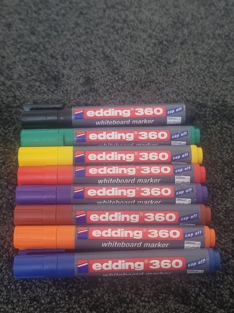 Edding 360 White board markers, Diversen, Ophalen of Verzenden, Zo goed als nieuw, Whiteboard