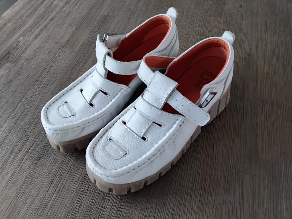 Witte MAG dames sandalen, maat 40, ZGAN, Kleding | Dames, Schoenen, Wit, MAG, Zo goed als nieuw, Sandalen of Muiltjes