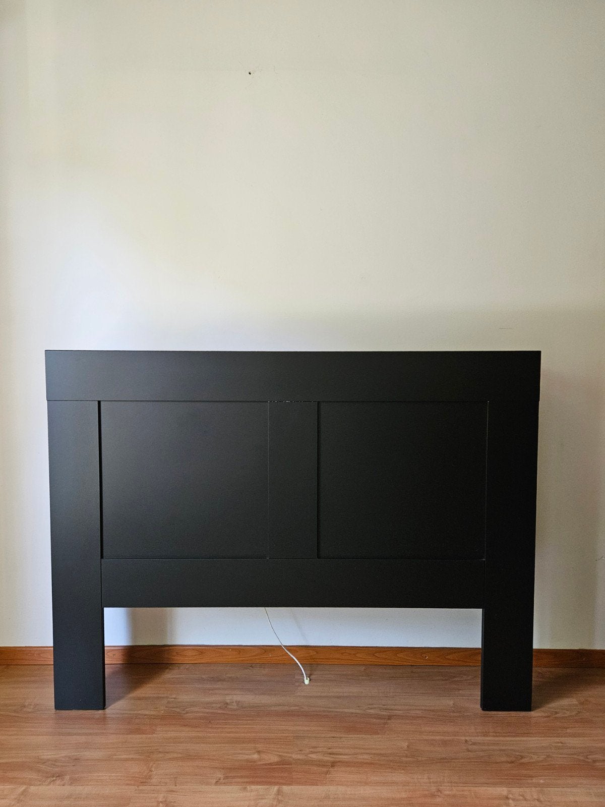 Hoofdbord Brimnes Ikea 140 cm zwart, Ophalen, 25 tot 50 cm, 100 tot 150 cm