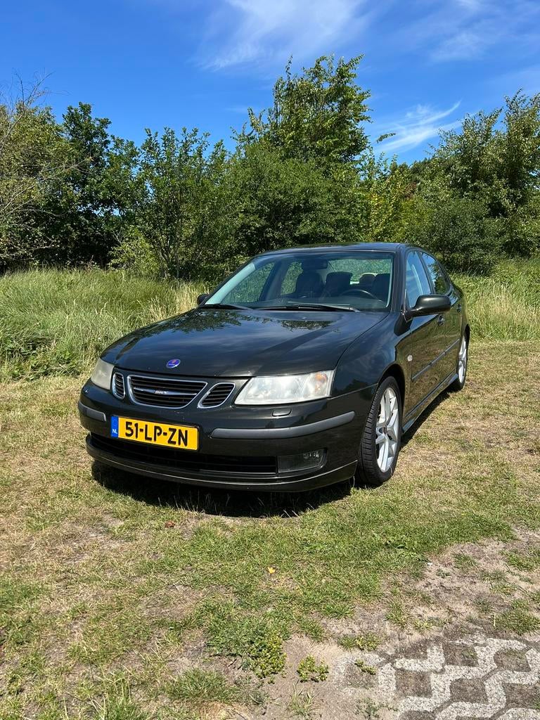 Saab 9-3 Aero automaat, Auto's, Saab, 1998 cc, 4 cilinders, Leder, Grijs