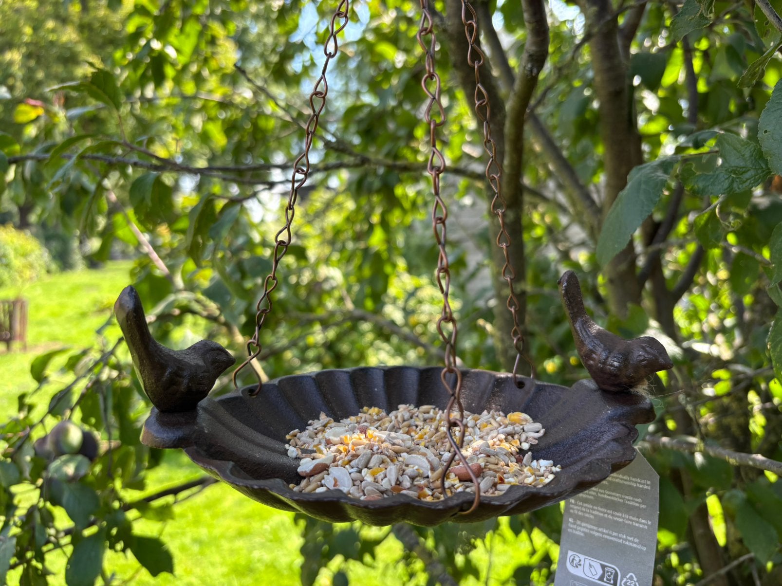 Hangende vogelschaal, Tuin en Terras, Vogelhuisjes en Vogelbaden, Ophalen of Verzenden, Nieuw