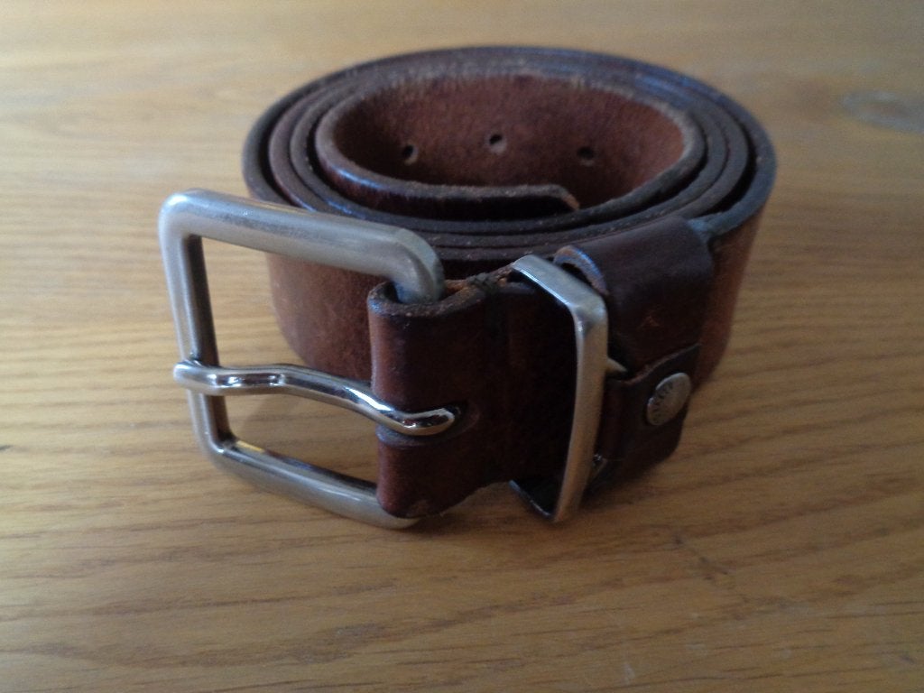 TED BAKER leren riem: 86 cm, Kleding | Heren, Ted Baker, Bruin, Minder dan 95 cm, Ophalen of Verzenden