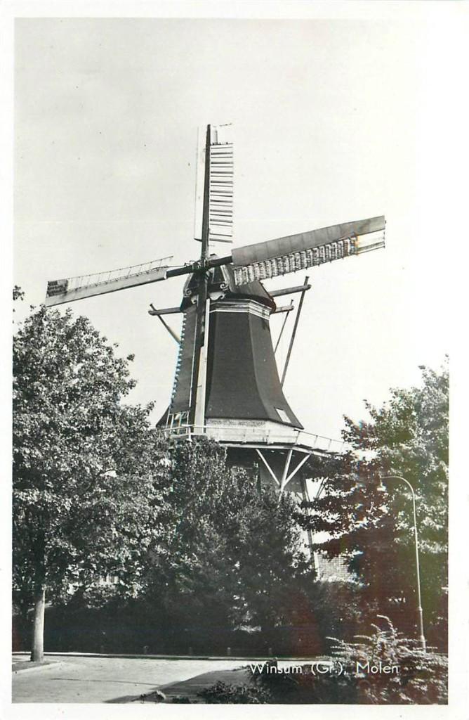 701-343-019 Winsum GR Molen, Verzenden, Voor 1920, Groningen