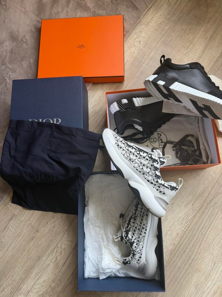 Dior en hermes schoenen absoluut in nieuwstaat maat 43, Ophalen of Verzenden, Zo goed als nieuw, Zwart
