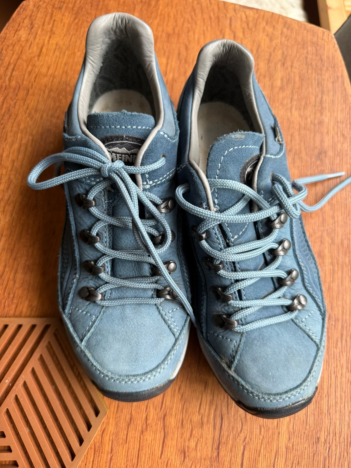 Meindl blauw goretex wandelschoen 38 Atlanta Lady gtx, Ophalen of Verzenden, Zo goed als nieuw, Schoenen