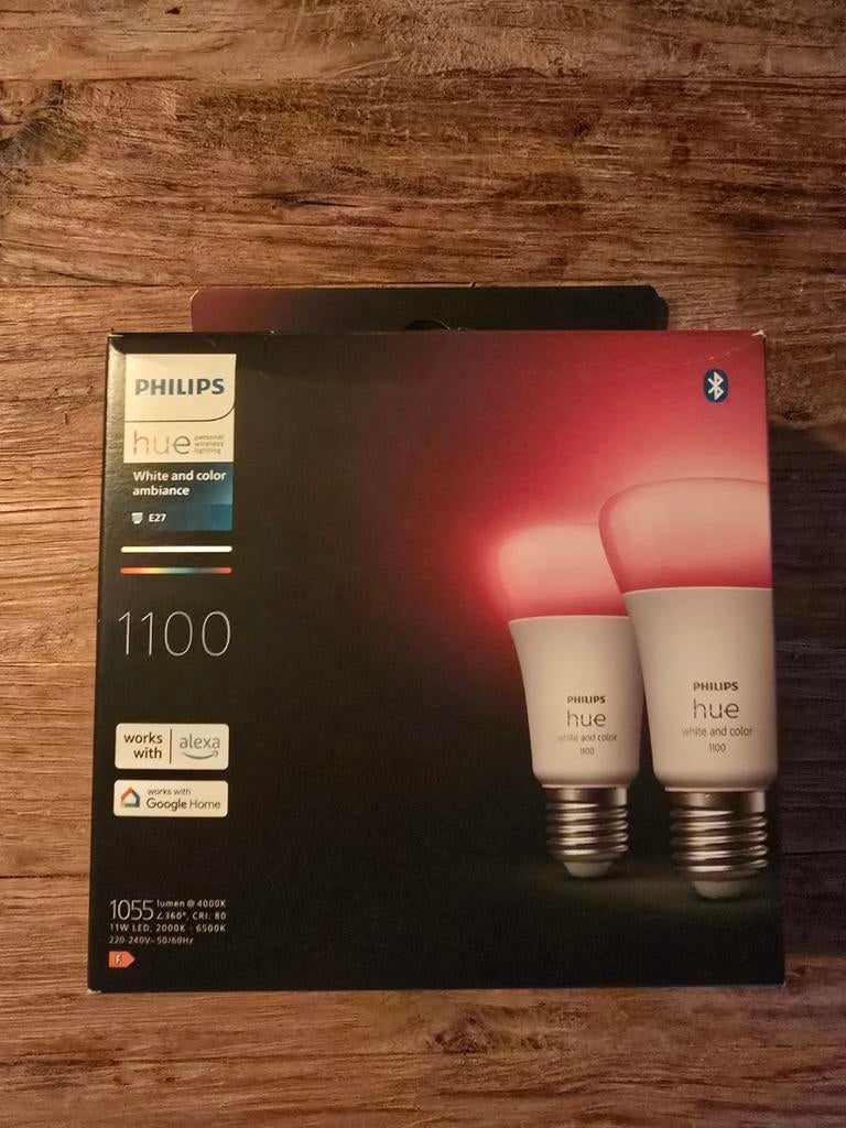 Philips Hue white and color ambiance e27 1100lm (nieuw), Huis en Inrichting, Lampen | Losse lampen, Led-lamp, Minder dan 30 watt